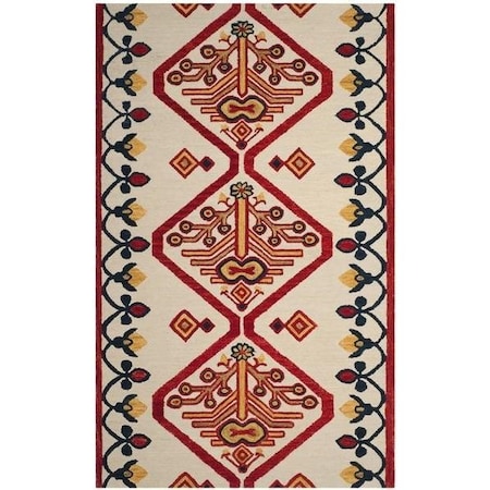 Safavieh 2 x 3 ft. Aspen Hand Tufted Accent Area Rug, Ivory and Multi APN703A-2